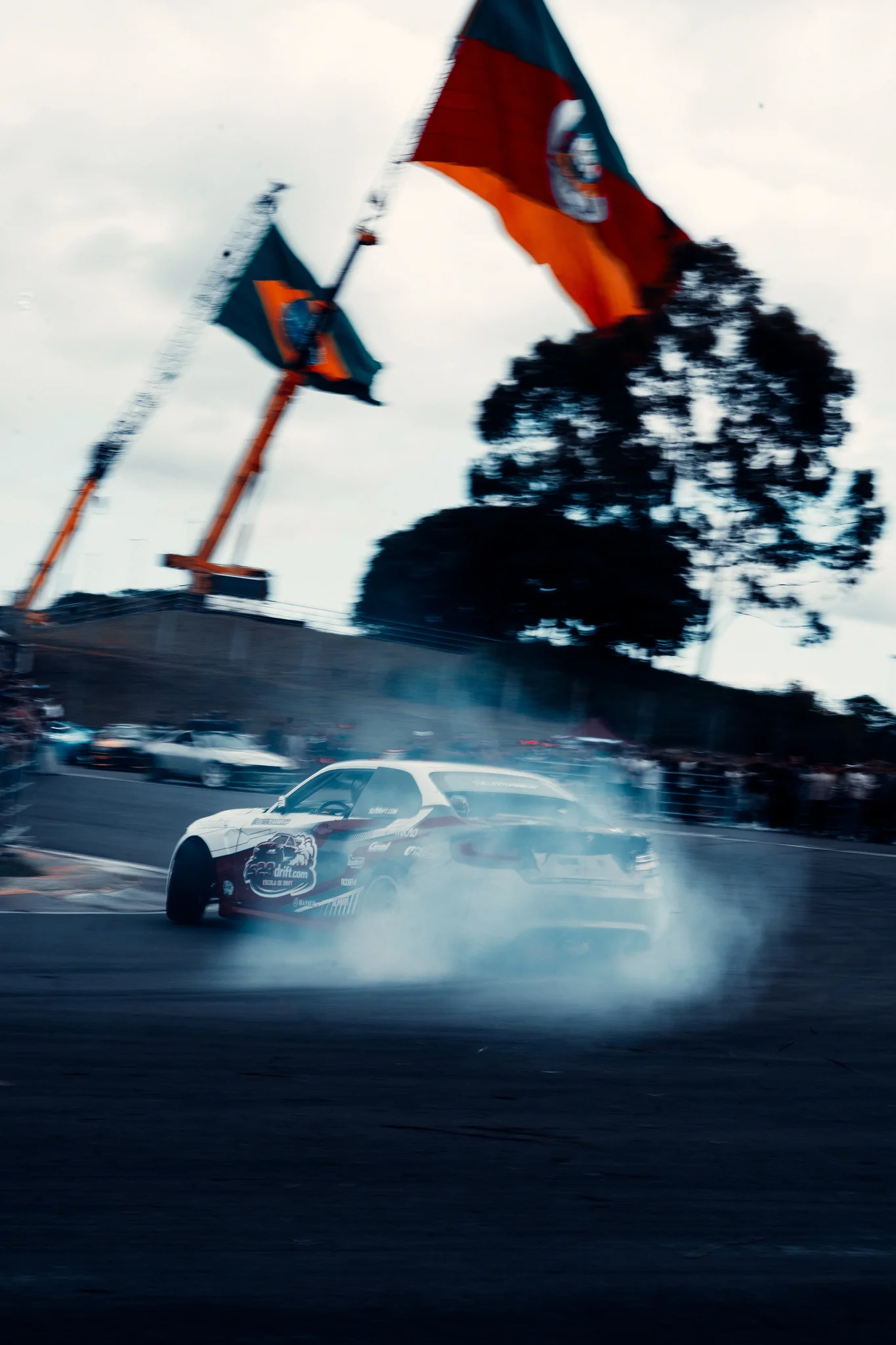Copa BR Sport FT de Arrancada — Drift com fumaça